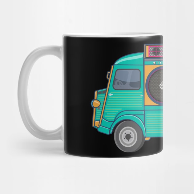 Citroen HY - Boombox Van- Huge Ghettoblaster on a Classic Van by Boogosh